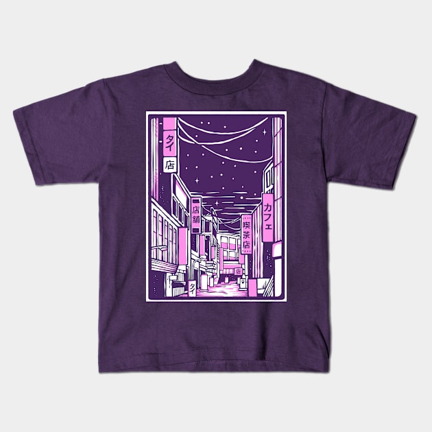 Tokyo Siluet Kids T-Shirt by Riza Budiarto